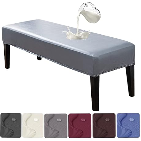 Waterproof Stretch Bench Covers for Dining Room