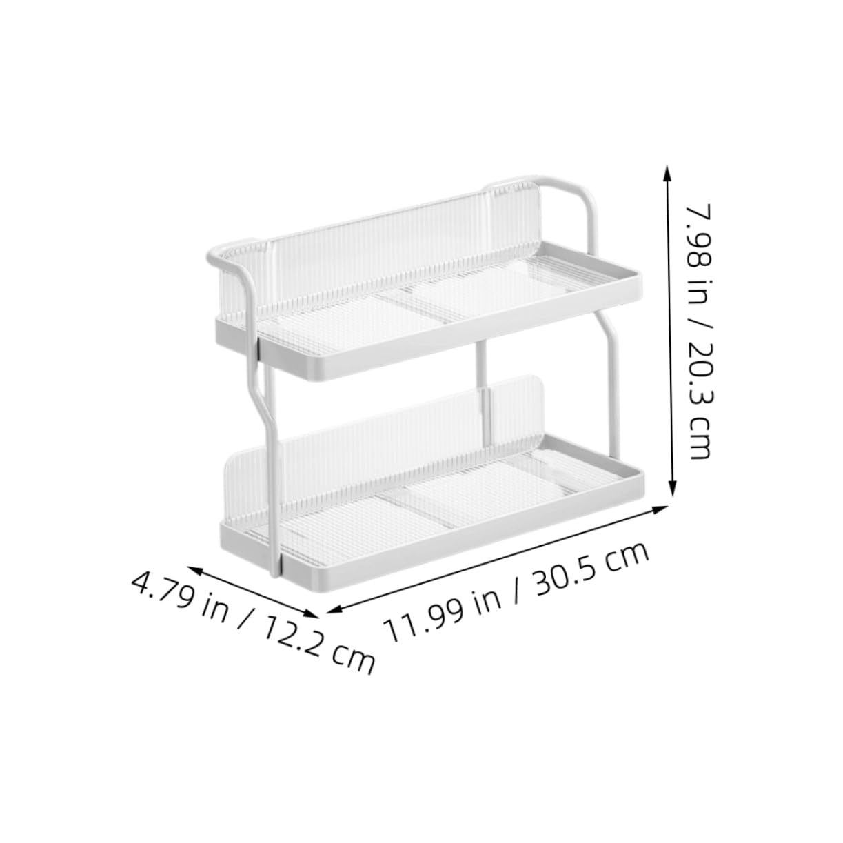 iplusmile Contenitori Spezie Per Cucina Barattoli Da Mobile Organizer Mensola Supporto Appoggio Per Oggetti Facile Accesso e Visibilità