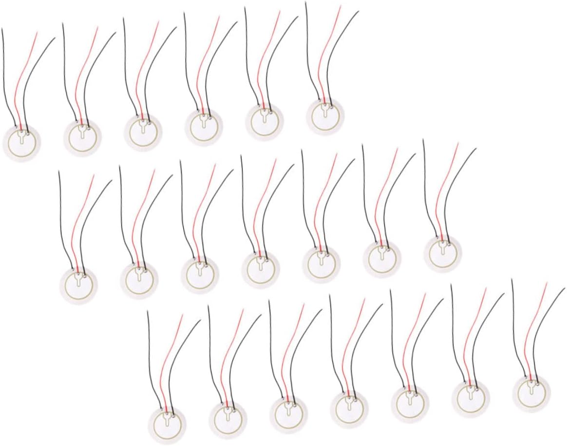 20pcs Self-excited Piezo Piezo Disc for Musical Instruments Replacement