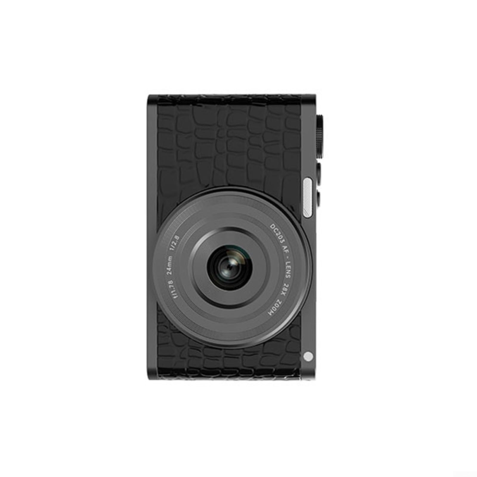 Fotocamera digitale 4K per Vlogger, 68 MP DSLR Style Video per videocamera con schermo flip a 180 gradi Zoom 28X Dual Autofocus Webcam Mode Kit (B)
