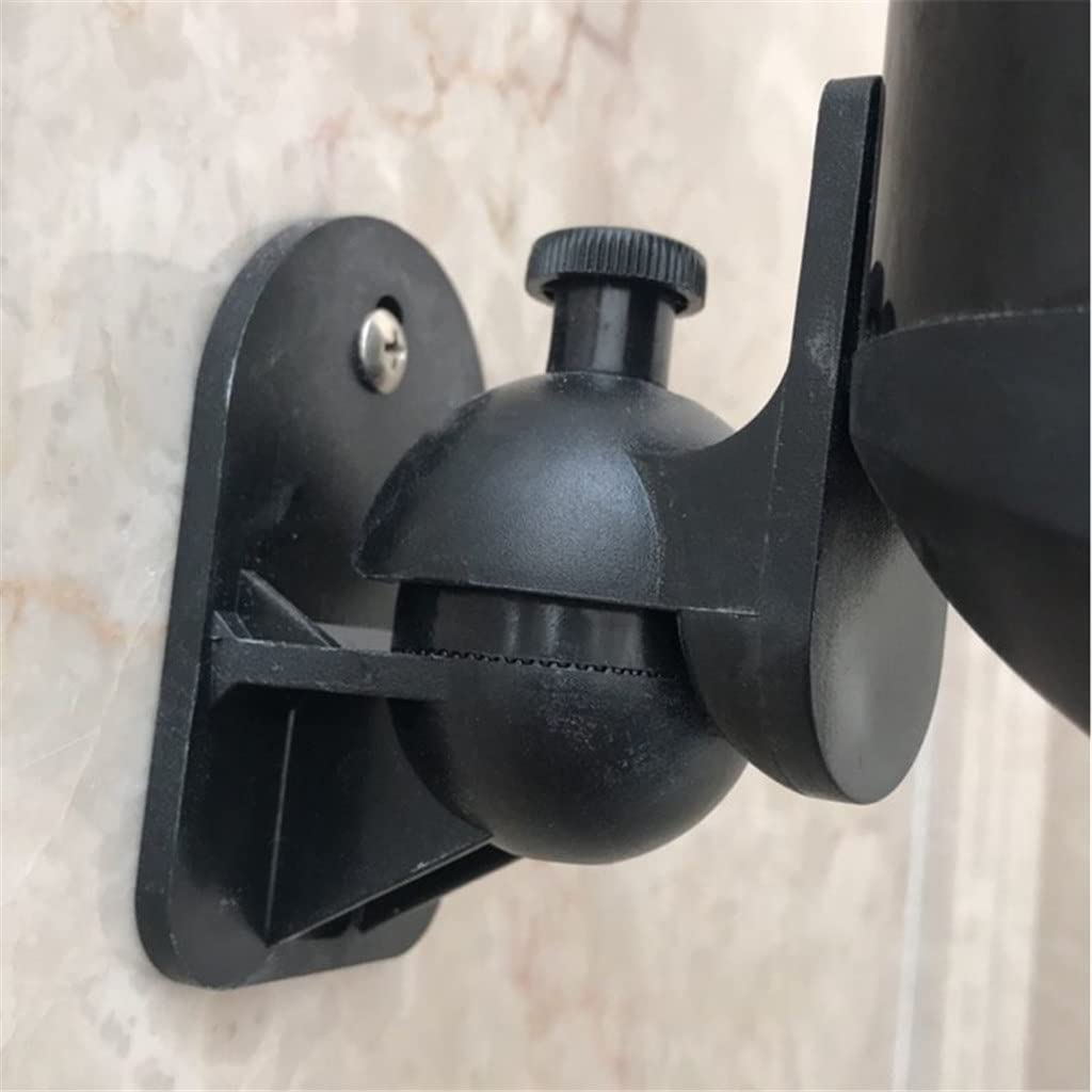 1 juego de soporte universal para altavoz satélite de montaje en pared, abrazadera de soporte de techo con rotación ajustable y ángulo de inclinación para (D 1)