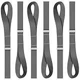 Soft Loop Tie Down Straps - 1,500 Load Capacity & 4,500 Lbs Breaking Strength - 6 Pack - Loops for Securing ATV, UTV, Motorcycles, Scooters, Dirt Bikes, Lawn & Garden Equipment - by AUGO