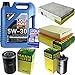 Produktbild QR-PARTS 69391603 Filter Set Inspektionspaket 5 Liter Motoröl Longtime High Tech 5W-30 MANN-FILTER Innenraumfilter Kraftstofffilter Luftfilter Ölfilter