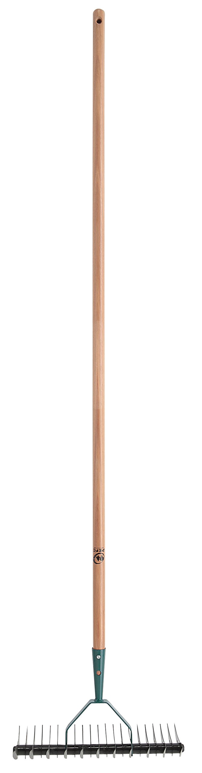 Leborgne, Scarificateur 32 Dents avec Manche, Modèle 460321, Outil de Jardinage en Acier, Idéal pour Aérer et Éliminer la Mousse du Gazon, Taille Pratique, Parfait pour les Jardiniers Passionnés