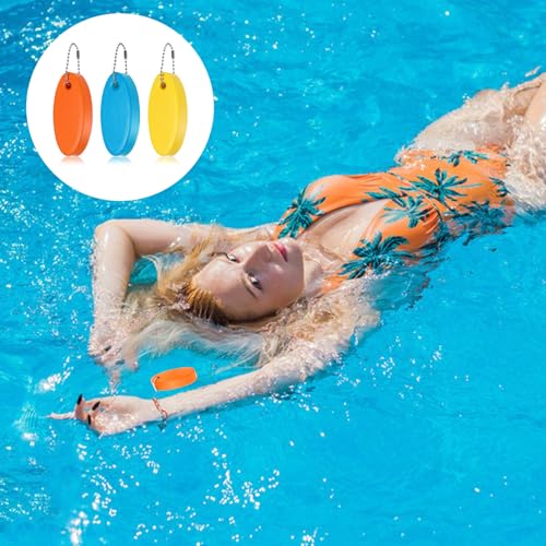 Image of Apausvcm 3 Pcs Foam Floating Keychain, Floating Boat Keychain Waterproof Surfboard Key Ring for Kayak Sailing Swiming