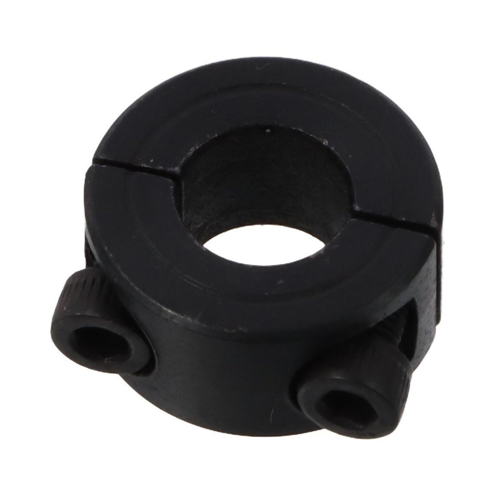 Colliers d'arbre séparés en acier au carbone noir diamètre intérieur 6-55