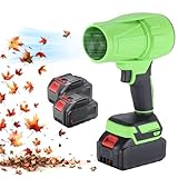 Seese Cordless Leaf Blower, Snow Blowers, Violent Turbo. Car Dryer Air Blower with 48V 13000mAh Battery, Cordless Leaf Blower for Patio Cleaning, Lawn Care, Blowing Leaves and Dust, BBQ (GN*2 Batt)