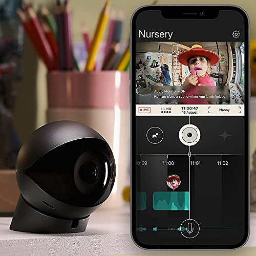 Homam 64GB Pet & Baby Monitor Security Camera No Monthly fee