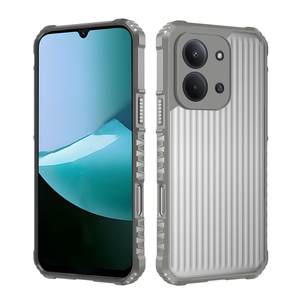 Coque Xiaomi Redmi Note 13 Pro Plus 5G silicone gris rigide - 8