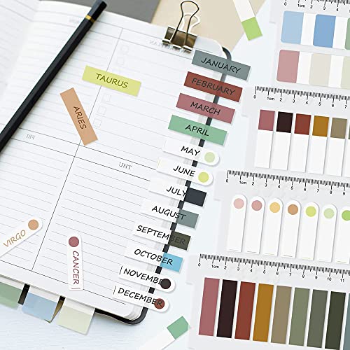 660 Stück Datei Index Tabs, Index-registerkarten Selbstklebend Haftnotizen Haftmarker Sticky Notes Flaggen Bunt Seiten Marker Bücher Seiten Wasserdicht Beschreibbare Plastik Lesezeichen