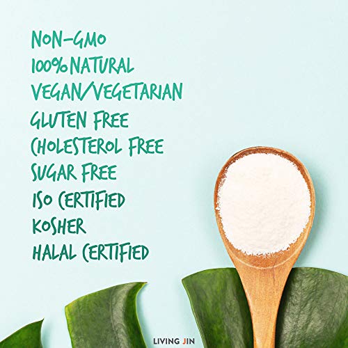 Agar Agar Powder 2oz : Vegan Gelatin Substitute, Unflavored, Pudding, Panna Cotta, Vegan Cheese, Yogurt, Mushroom Cultivation, 100% Natural Red Algae, Gluten-free, Non-GMO, 100%, Sugar-free Kosher, Halal, Desserts, Thickener |LIVING JIN