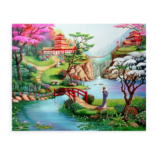 Pintar Por Numeros Cuadros Famosos - John William Waterhouse - Saint Cecilia - Pintura Por Numeros Adultos Mujer 40X50Cm Lienzo,Con 3 Cepillos,Acrílico,A12