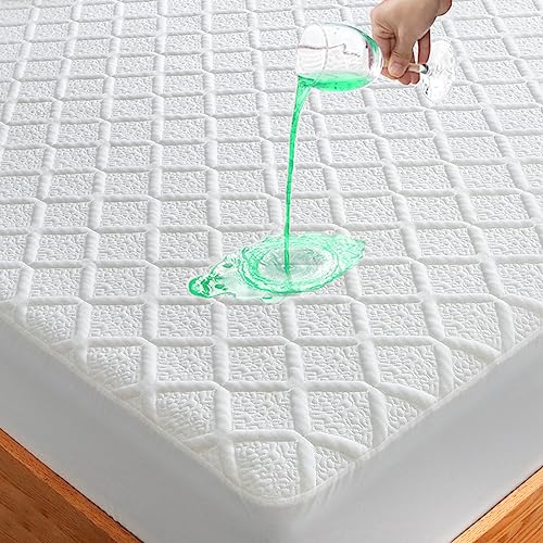 UNILIBRA Cal King Size Waterproof Mattress Protector, 3D Air Rayon Made
