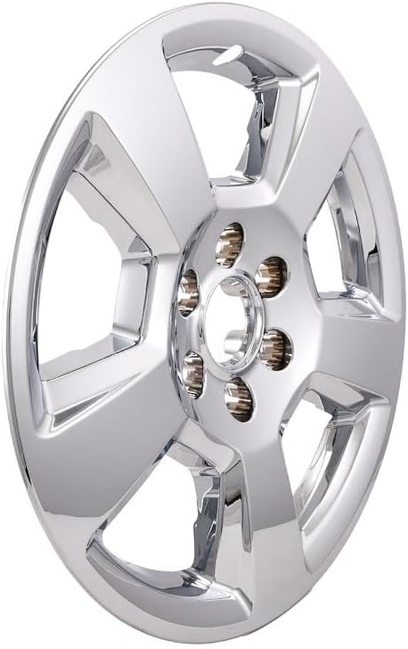 Coast to Coast 20" Black or Chrome Snap-On Wheel Skins - IMP490X/BLK (Fits Chevy Silverado 1500 [2014-2018], Chrome)
