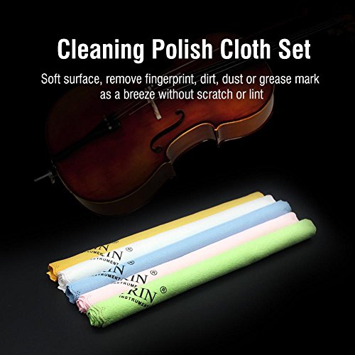 Polish Cloth Microfiber Cleaning Cloth for Violin, Viola, Cello, Bass