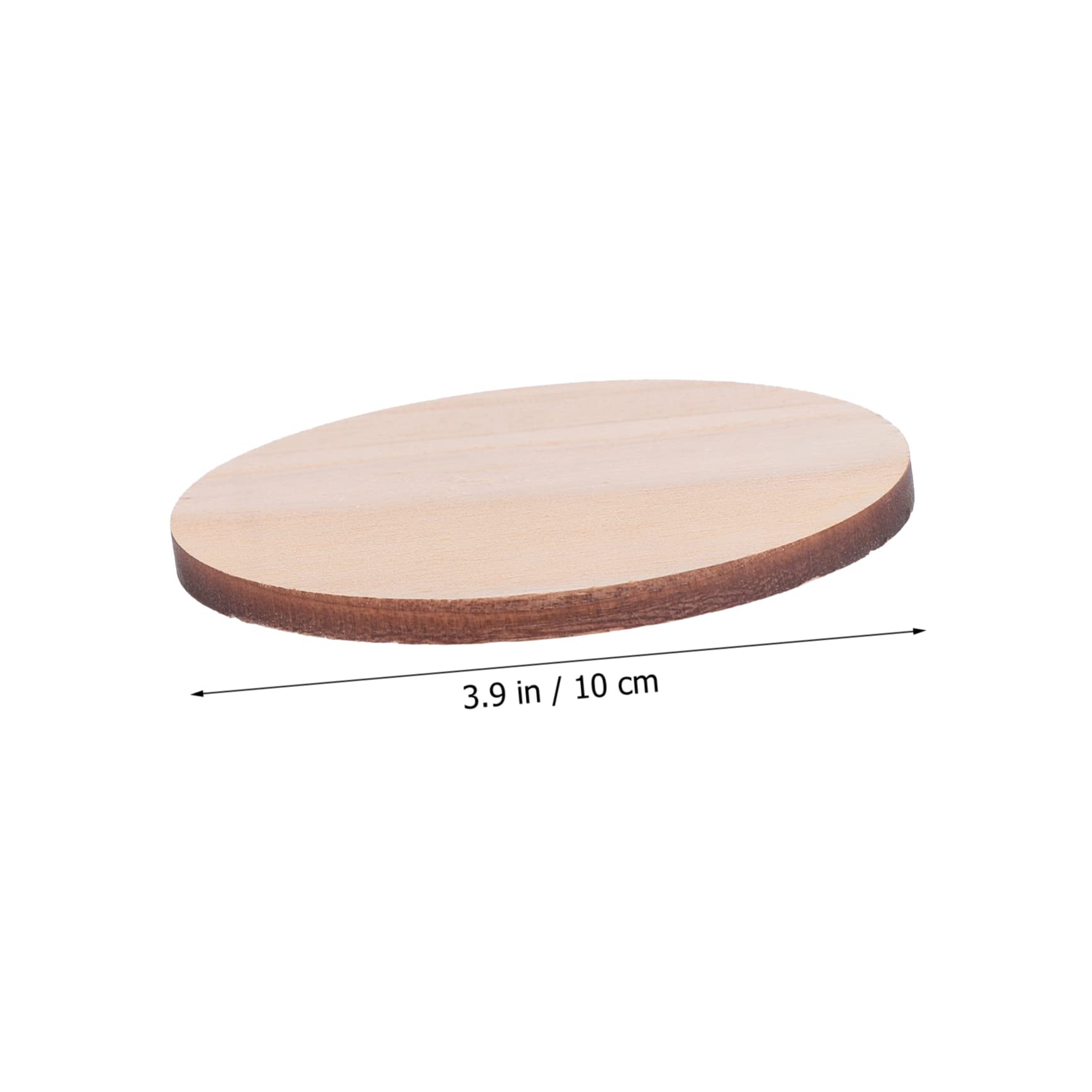 Operitacx 3 Sätze Runde Holzbretter Baumscheiben Tabletts Bastelmaterialien Geschmücktes Zubehör Untersetzer Zum Bemalen Ausgeschnitten Diy-material Handwerk Runden Kreise 10 Stück * 3