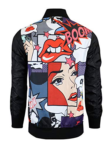 Image of Screenshotbrand Lightweight Hooded Water Resistant Windbreaker - Zip-up Fashion Map Print Rain Jacket