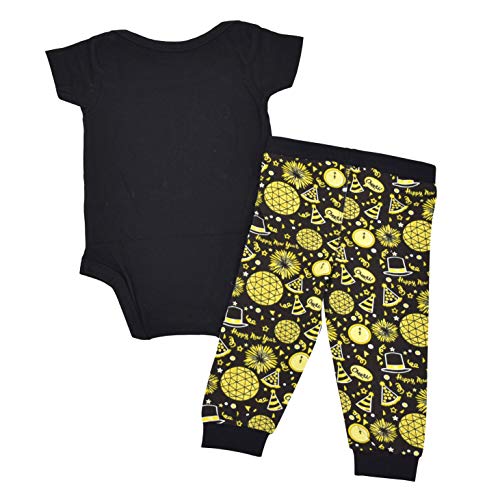 Image of Baby Boys Girls 2pc Outfit Set Short Sleeve Bodysuit with Pants