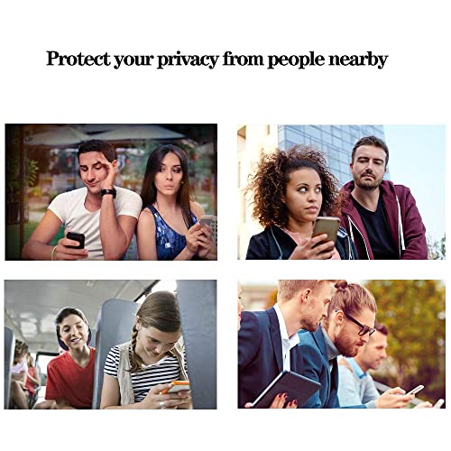 Image of STP FEEL Anti-Spy Privacy Tempered Glass Screen Protector Compatible For Samsung Galaxy A72 (Black, Pack of 1) Edge To Edge Coverage Screen Guard with Easy Installation Kit