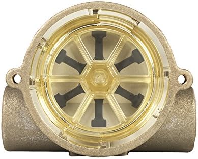 Gems Sensors 156268BSPP Rotorflow RFS, Adjustable Flow Switch, Brass, 15 to 75 l/m (6 to 45 l/m with Low Flow Adaptor), 1/2" BSP, 24 VDC, SPDT