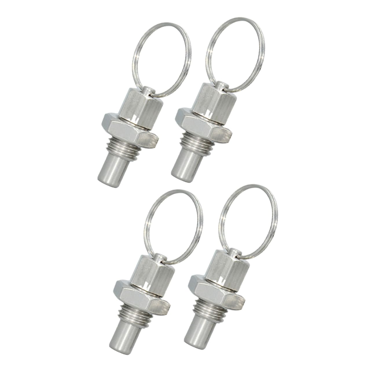 POPETPOP 5sets Hand-Retractable Spring Plunger Spring Catch for Industrial Automotive Applications 4pcs*5