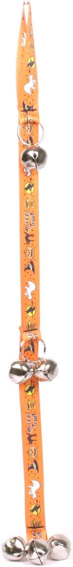 Yellow Dog Design Trick or Treat Ding Dog Bells Potty Training System-26 Long and 1" Wide with 6 Bells