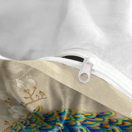 Housse de couette paon hypoallergique contre les allergies - 8