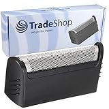 Trade Shop Grille de coupe compatible avec Braun 1008, 1012, 1013, 1013s, 1507s, 1508, 1509, 1512, 2035, 2040, 2060, 2540, 2540s, 2560, 5459, 5461 + cadre