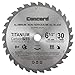 Concord Blades ACB0650T030HP 6-1/2" 30 Teeth TCT Non-Ferrous Metal Saw Blade