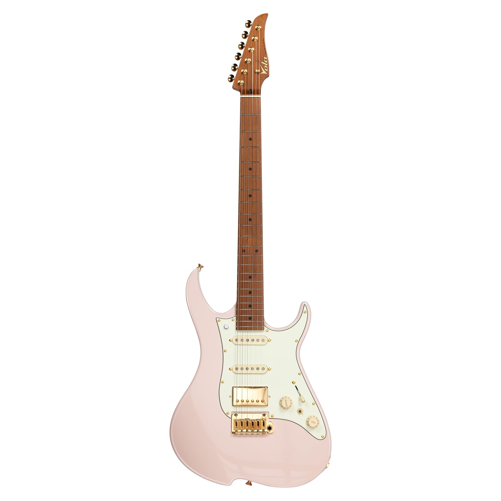 Amazon.com: Vola Electric Guitar OZ JRM J1 Shell Pink Gloss  