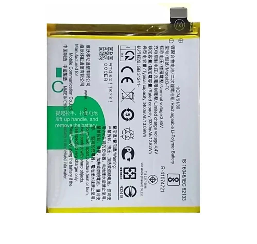 Image of Original B-F0 Battery for Vivo V11 /V11 Pro 1804 /1806 /1814 / PD1813F Battery with 1 Year Warranty****(P46)