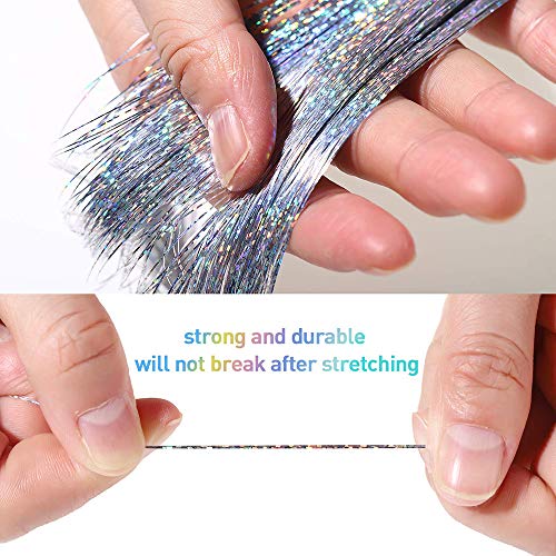 La Bella SILVER Professional Sparkle Heat-Resistant Silk Hairpieces thumb #4