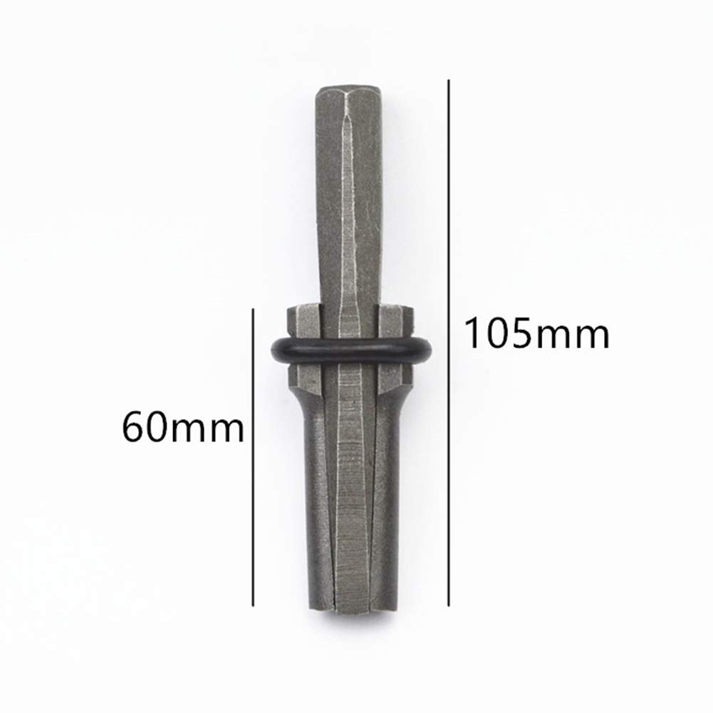 Set di 10 spaccatori per pietra, 16 mm, resistente, manuale separatore per pietra, con cunei e spessori di piuma, facile da applicare (grigio scuro)