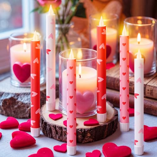 Bougies pour demande en mariage Lyrow, le cadeau idéal avec cœur rouge