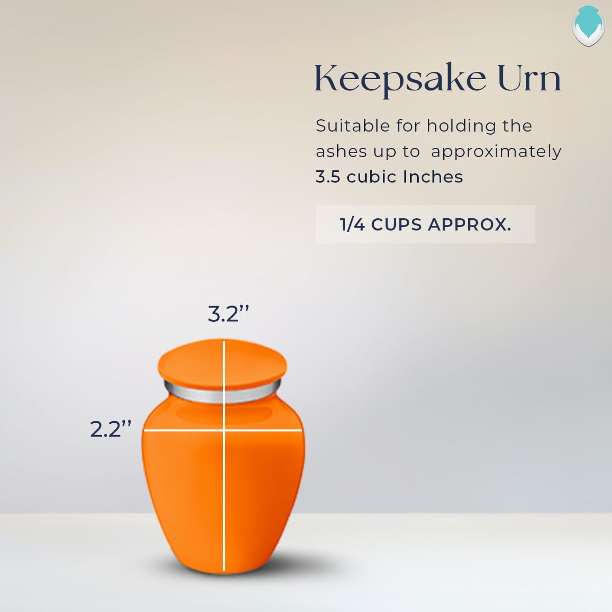 Geturns Embrace Keepsake Personalized Baseball Cremation Urns for Human Ashes I Burnt Orange Funeral Urn for Men and Women with Double Side Engraving I 3.5 lbs