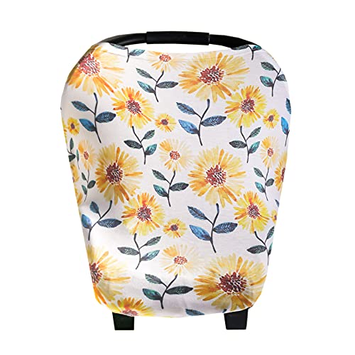 Image of Sunnie Multi-Use Cover: Car Seat, Nursing & Stroller Cover - Stretchy Fabric, All-Season, Stylish Designs