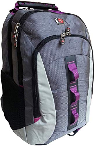 SwissGear Skyscraper Backpack with Laptop Compartment (Magenta)