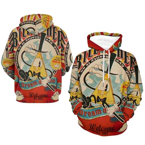 Cartoon Art Hoodie Novelty Sweatshirt Cartoon Fan Hooded Pullover Tops