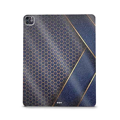 Image of MightySkins Carbon Fiber Skin Compatible with Apple iPad Pro 12.9 inch M2 6th Gen (2022) Full Wrap Kit - Modern Hex | Protective, Durable Textured Carbon Fiber Finish | Easy to Apply | Made in The USA