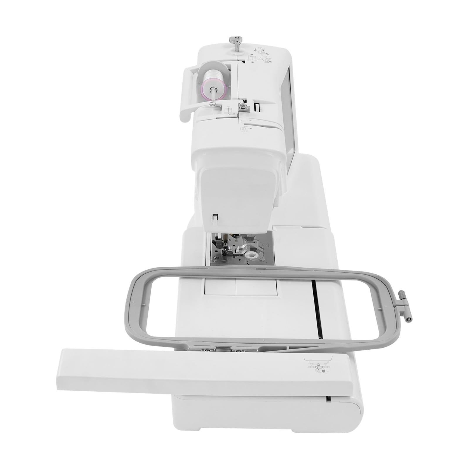 Macchina da ricamo touch screen da 7 pollici, controllata al computer, 700 design integrati, macchina da cucire e ricamo con porta USB, macchina da cucire per principianti, fai da te