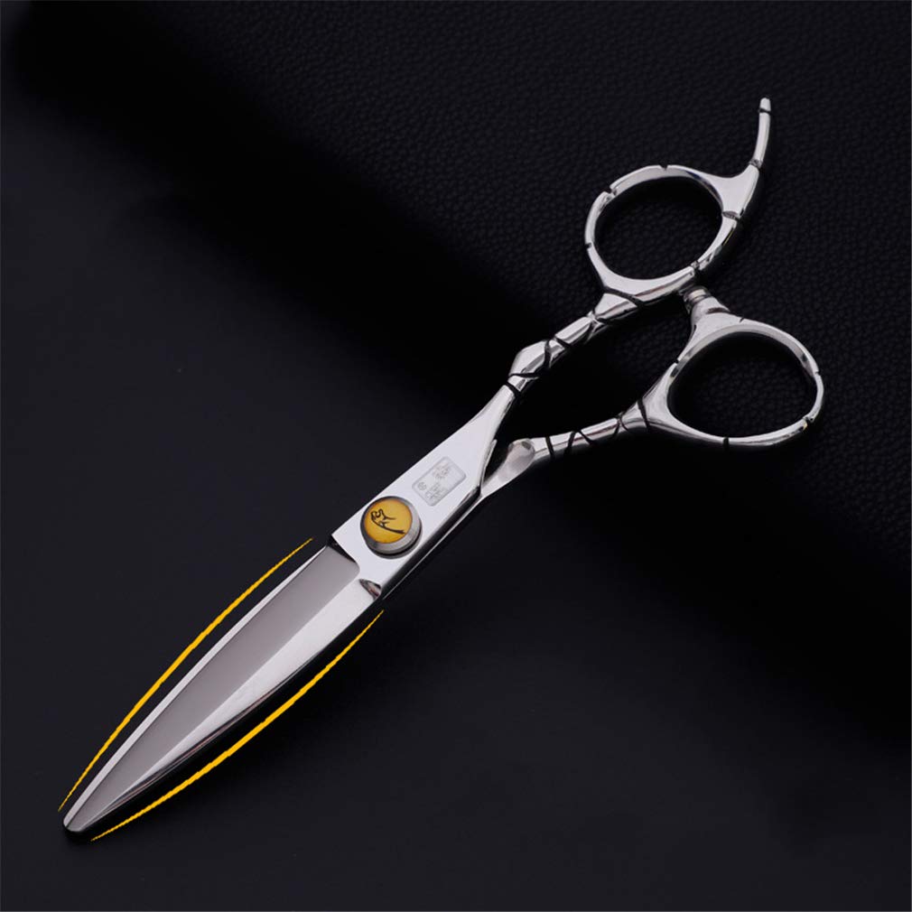 Professionelle Haarschneidescheren Set, Friseurschere 6,0 Zoll 440C Edelstahl, Gerade Scissor Und Ausdünnung Shear (Licht Und Sharp), Für Friseurbedarf, Durchforstung, Home Use, Salon