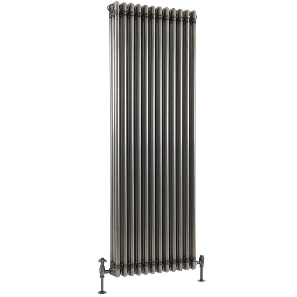 Milano Raw Metal Windsor Cast Iron Style Vertical Triple Column Radiator - 1800Mm X 560Mm