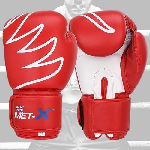 Met-X Pro Boxing Gloves, Gym Training Equipment Gloves for Men & Women, MMA, Muay Thai, Kickboxing, Sparring, Sports Jr - Image 4