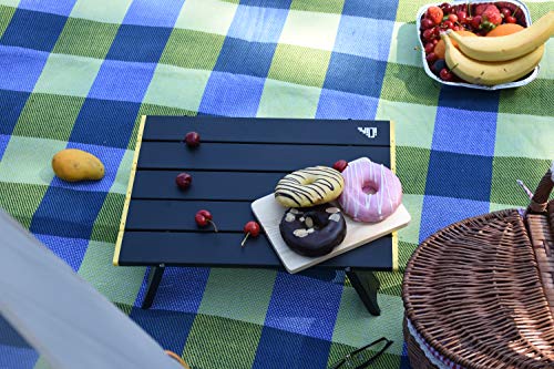 Iclimb 1 Wide Low Beach Chair And 1 Mini Beach Table Bundle For Single Person Outdoor Beach Camping Concert Tailgating Rv Travelling #TOP5