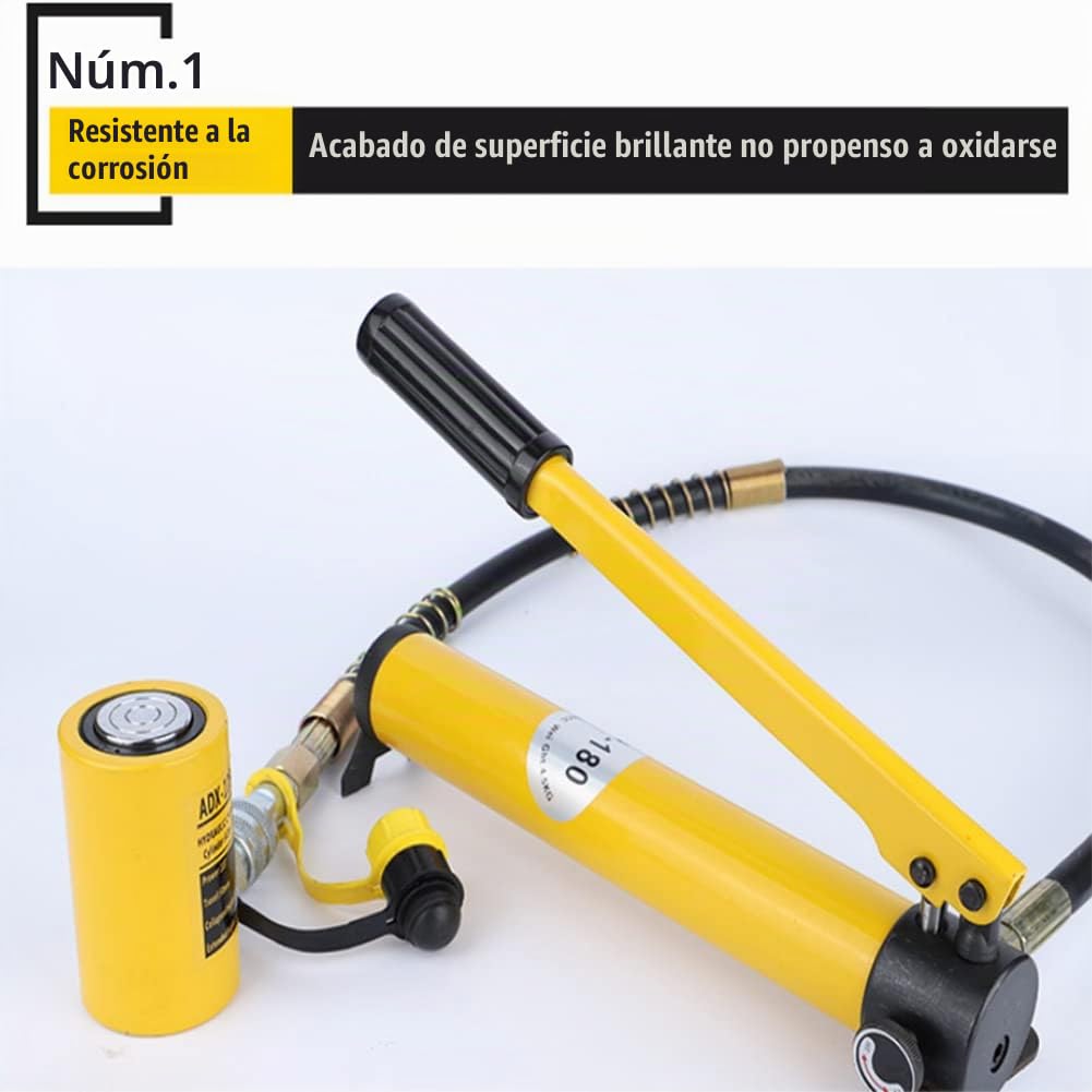 Gato Hidráulico, 10T Gato de Elevación Bomba Hidráulica Manual para Reparaciones de Automóviles, Carrocerías de Automóviles, Reparaciones de Marcos y Trabajos de Vonstrucción