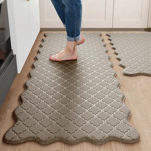 Arenarug Scalloped Edge Kitchen Mat Set