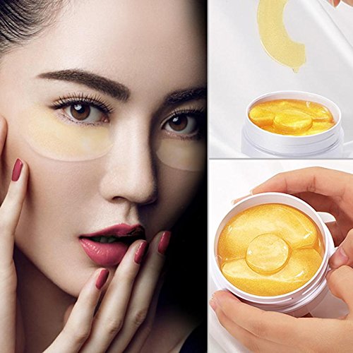 Fission 90pcs/Set Collagen eye masks Gold Aquagel Collagen Eye Mask Ageless Sleep Mask Eye