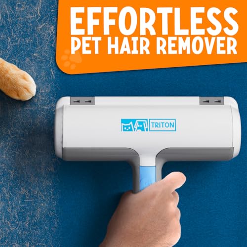 Triton-Pet-Hair-Remover-wFur-Trapping-Compartment-Easy-to-Use-Pet-Hair-Removal-Tool-Cat-Dog-Hair-Remover-for-Couch-Furniture-Clothes-Bedding-Car-Reusable-Lint-Roller Triton Pet Hair Remover wFur Trapping Compartment Easy to Use Pet Hair Removal Tool Cat Dog Hair Remover for Couch Furniture Clothes Bedding Car Reusable Lint Roller