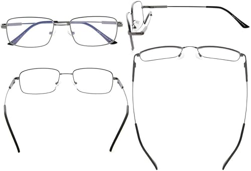 Miniatura 6 de Eyekepper Progressive Readers - Lentes de visión multienfoque de 3 niveles para leer y proteger los rayos UV, para hombres, con marco de memoria