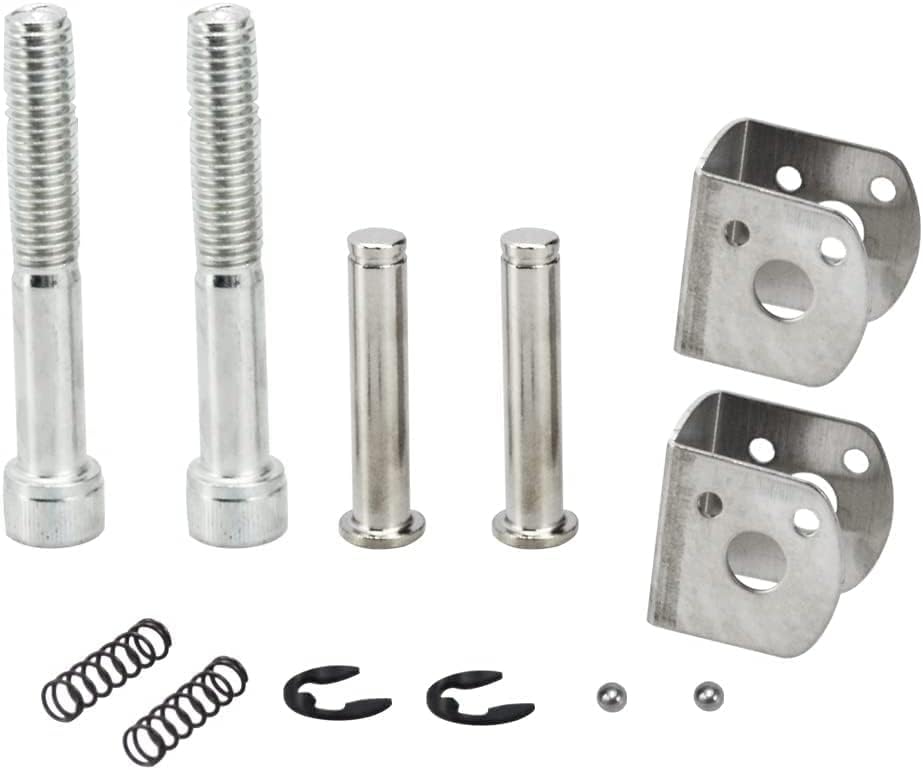 WOWTK Passenger footpeg support pin clip ball spring for Harley Softail Models 2018-2025